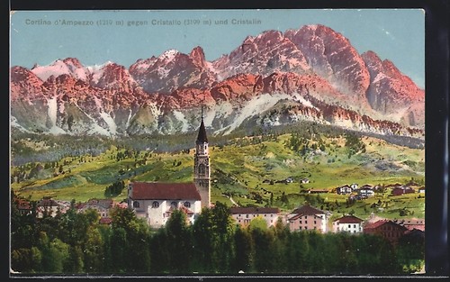 Cortina ampezzo vue locale - cortina, d'ampezzo,