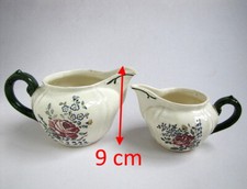 Un Grand Pot à Lait décor 1562 Vieux Strasbourg Faïence Villeroy Boch Mettlach