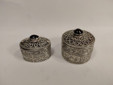 2 piluliers boites Indo-perse