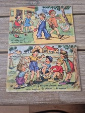 2 CARTES POSTALES DE GERMAINE