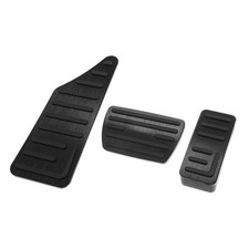 3pcs Voiture Gaz Accélérateur Frein Pied Repos Pédale pour Honda HR-V, Noir
