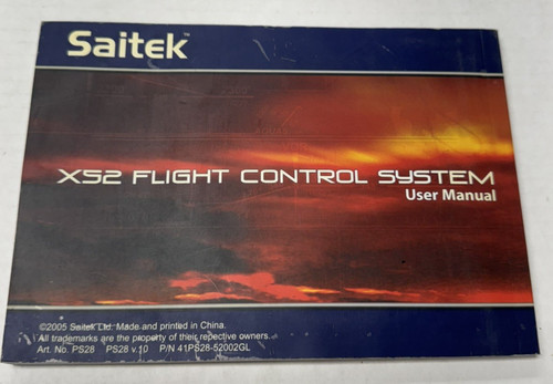 Saitek x52 flight control - flight,