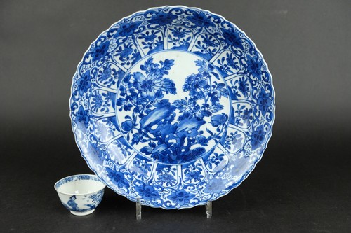 Grande assiette ancienne - , en