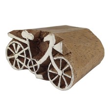 Cachet en bois vélo petit 3,5