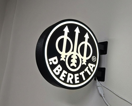 Enseigne lumineuse beretta - enseigne,
