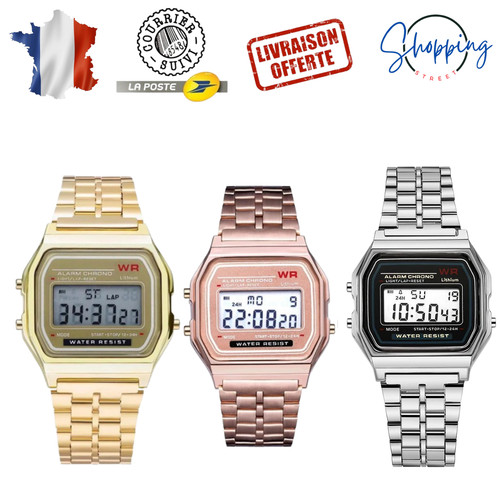 Montre numérique style - wr,