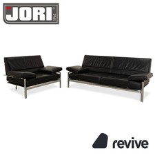 Jori Fauteuil En Cuir Noir