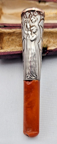 Art nouveau embout fume cigare - embout,