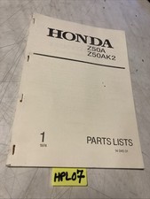 Honda Z50A Z50AK2 liste