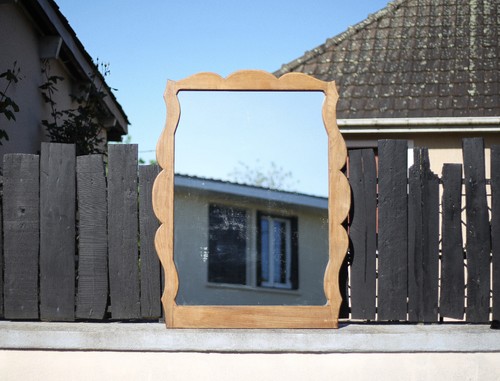 Grand miroir bois - ,,