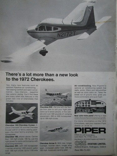 1972 pub piper aircraft - pub,