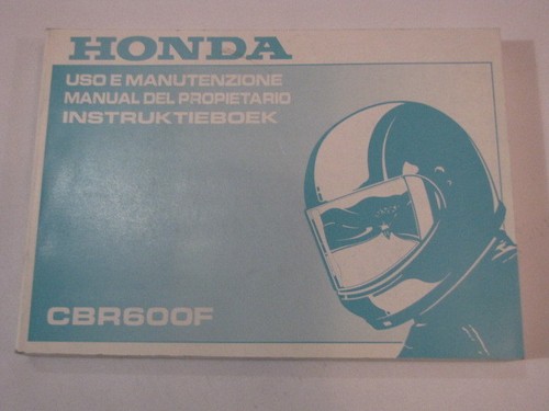 Honda cbr600 1997 manuel - 1997,