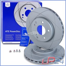 2X ATE POWER DISC DISQUE DE FREIN AVANT POUR MERCEDES CLASSE C W203 S203 180-220