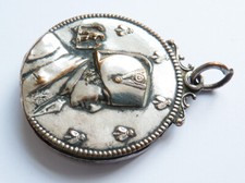 Miroir pendentif  ART NOUVEAU
