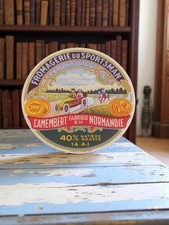 Étiquette publicitaire fromagère vintage français Sportsman