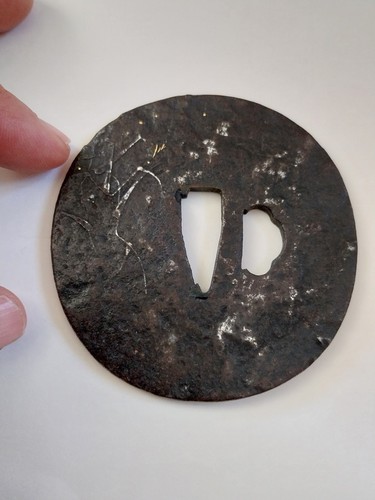 Tsuba japonaise ancienne garde - tsuba,