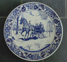 Grande assiette Delft blue