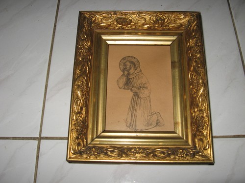 Cadre dore avec - dore, et