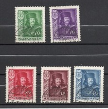 Hongrie YT 468-472 oblitéré