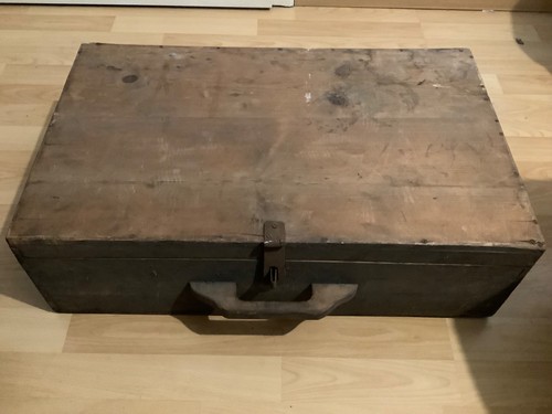 Ancienne valise en bois - « ancienne,