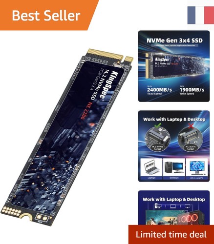 Disque ssd 256go - nvme, avec