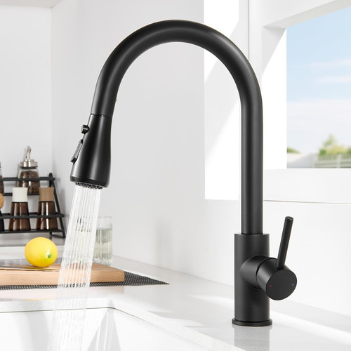 Robinet cuisine noir mitigeur - cuisine, noir,