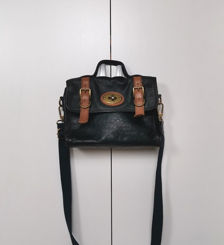 Sac fossil cuir bleu - cuir,