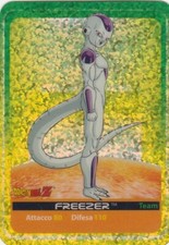Cartes stratifiées Dragon Ball Z Edibas série X-Metal CONGÉLATEUR N S10 émeraude