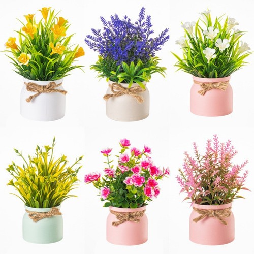 Lot fausses fleurs en - lot,
