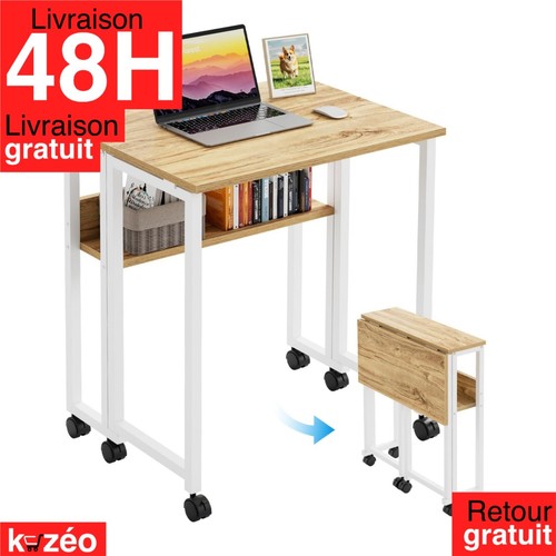Bureau ordinateur pliable à - d'ordinateur,