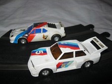 🚘 Lot x2 Ancienne VOITURE BMW M1 320i M-SPORT ARTIN ? Circuit Électrique Slot