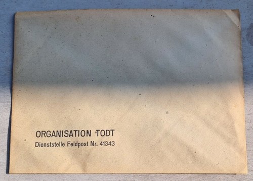 Enveloppe organisation todt - enveloppe,