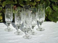 Service de 6 flûtes à