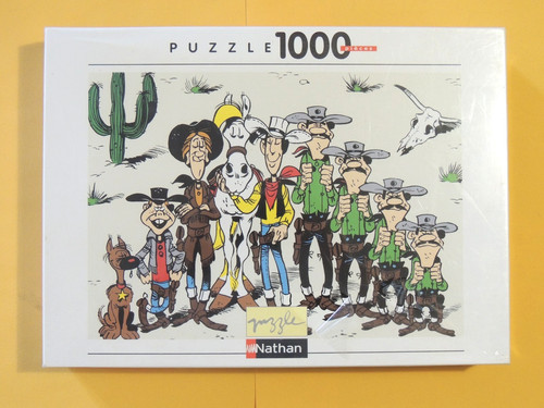 Puzzle lucky luke - lucky, daltons