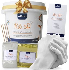 ® Kit Moulage Main Couple - Idée Cadeau Femme Idée Cadeau Homme Cadeau Couple...