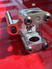 Vintage Mongoose Double Clamp Gold Stem Team Supergoose Old School BMX BlueMaxOG