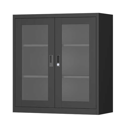 Armoire métallique vitrée