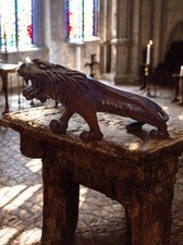  Statue Lion Ancienne