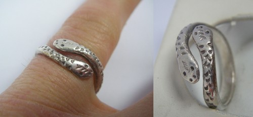 Bague enroulée règlable - enroulée,