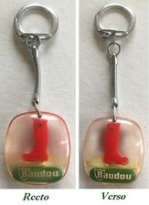 Baudou Boots Liquid Bourbon Keychain