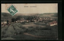 Old postcard Bievres, general view 