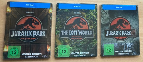 Jurassic park trilogy blu - park, trilogy-