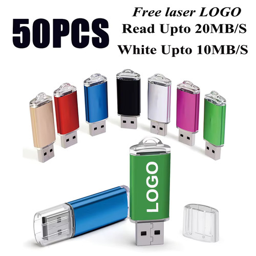 Lot clés usb métalliques - lot,