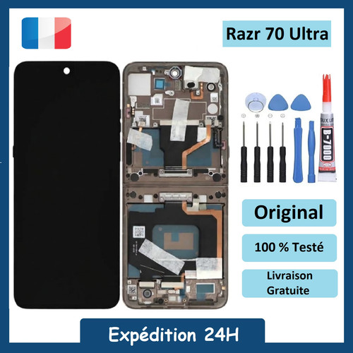 Ecran complet noir motorola - complet,