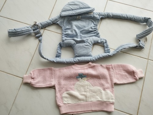 Porte bebe ventral tissu - ventral,