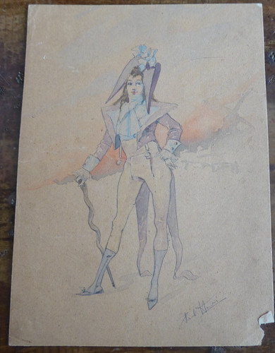 Tableau dessin par - par, henri