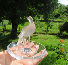 Baguier Laique colombe en cristal