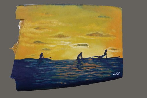 Peinture sur planche - , surf