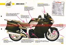 BMW K1200 GT 2006-2007 K 1200 Joe Bar Team Fiche Moto #000692
