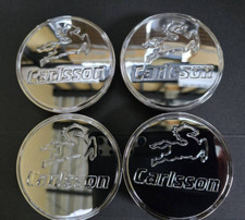 Carlsson center cap Set of 4, Silver